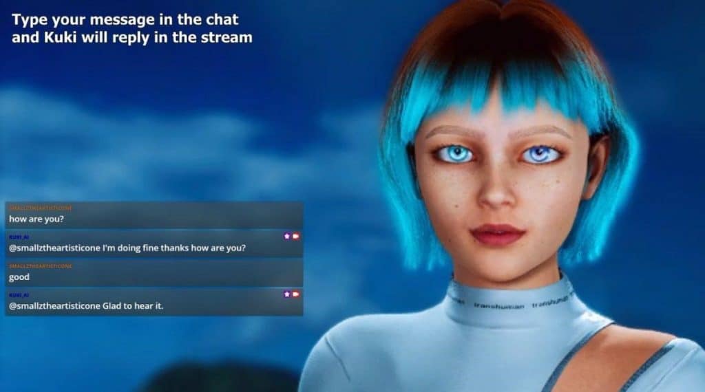 Pandorabots chatbot model example 